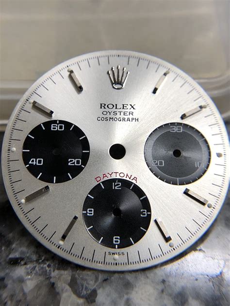 rolex two dial chronograph|replacement dial for rolex.